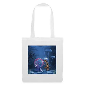 Cute fairy with fantasy fish - Tote Bag - white - Front