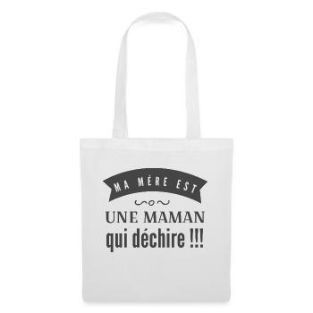 Mere qui déchire - Sac en tissu - blanc - Devant