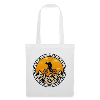 Aventure Montagnarde Vélo - Sac en tissu - blanc - Devant
