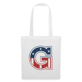 Lettre G États-Unis - Sac en tissu - blanc - Devant