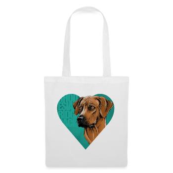Rhodesian Ridgeback - Sac en tissu - blanc - Devant