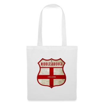 Middlesbrough England coat of arms - Tote Bag - white - Front