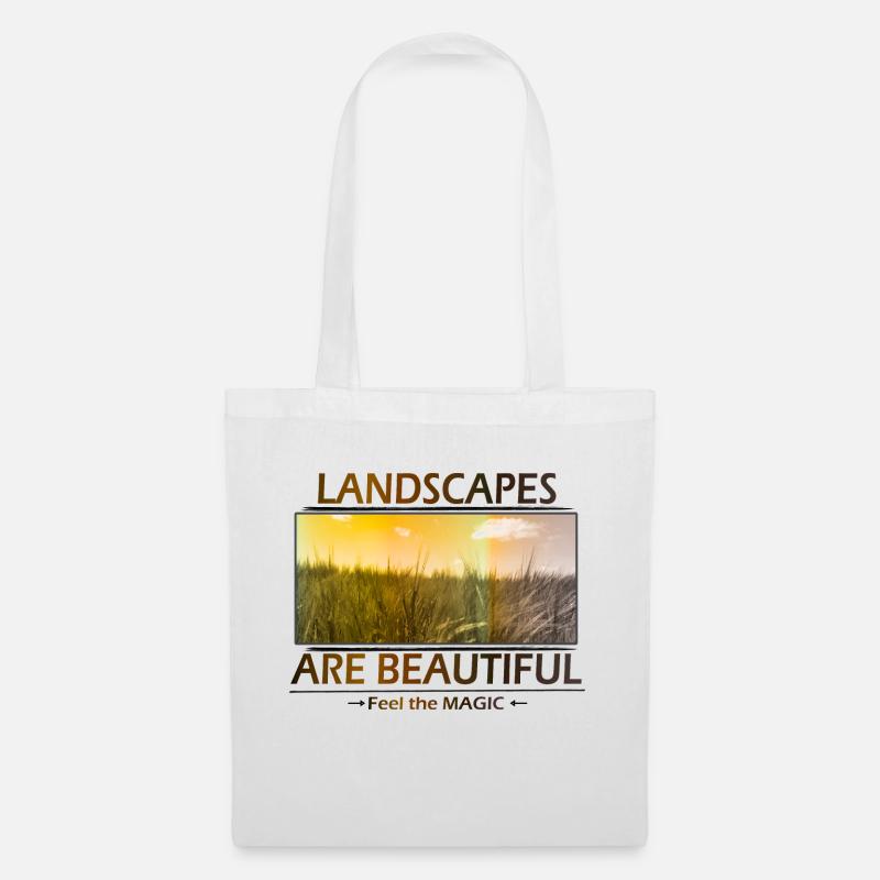 Landscapes are Beautiful - Stoffbeutel - Weiß