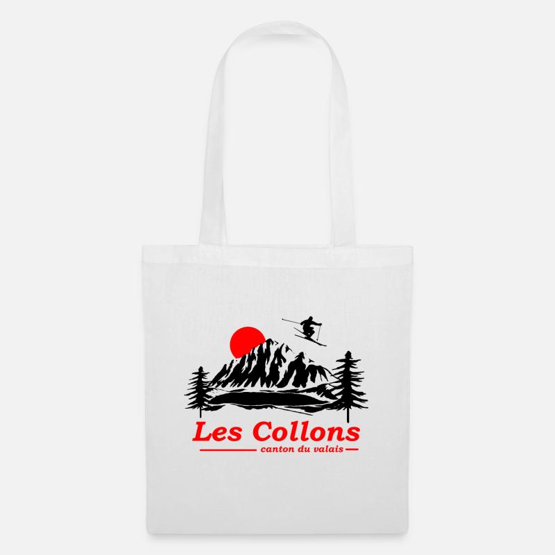 les collons - Stoffbeutel - Weiß