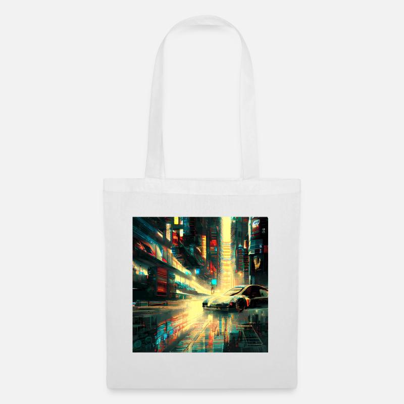 Cyber City - Stoffbeutel - Weiß