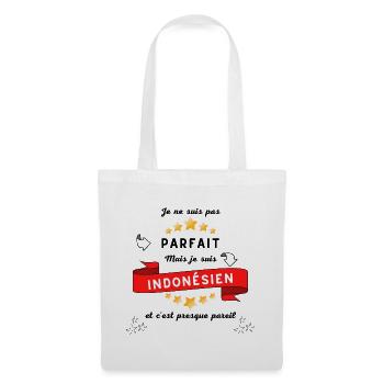 I'm not perfect but I'm Indonesian - Tote Bag - white - Front