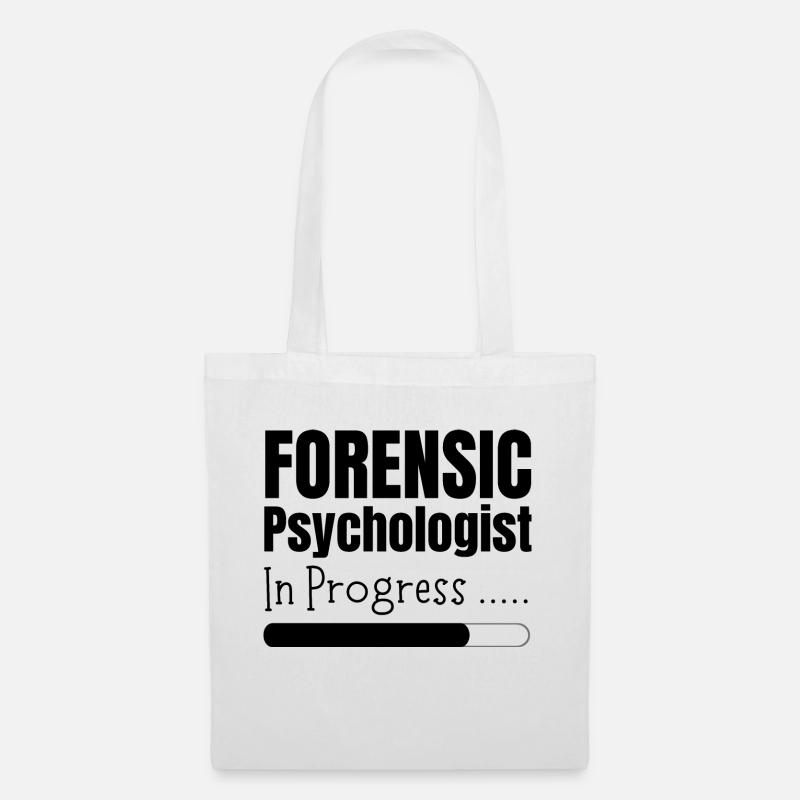 Forensic Psychologist In Progress - Tote Bag - white
