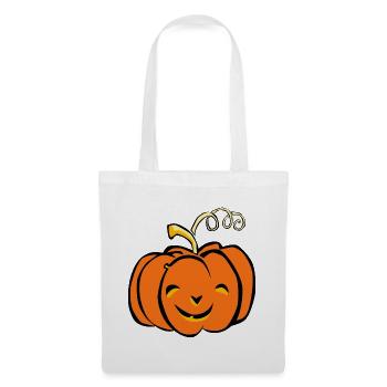 Pumpkin Autumn Halloween Design Orange - Tote Bag - white - Front