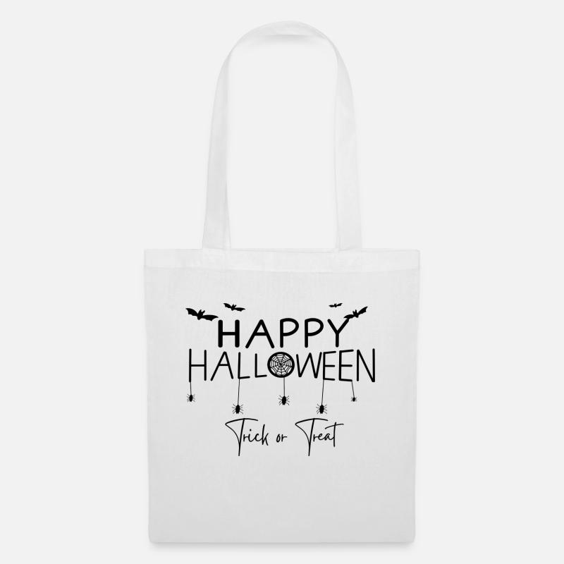 Happy Halloween - Stoffbeutel - Weiß