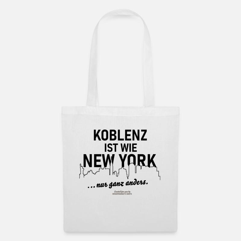 Koblenz - Stoffbeutel - Weiß