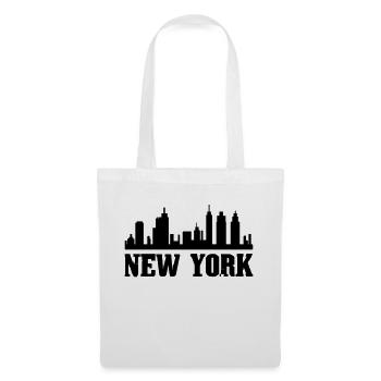 New York - Sac en tissu - blanc - Devant