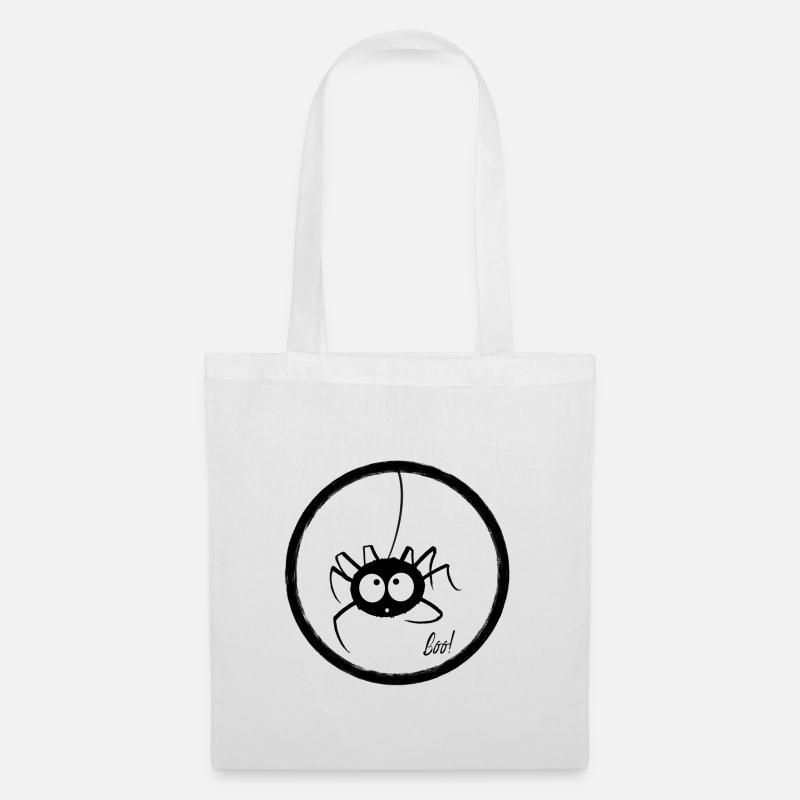 Süße Spinne - Stoffbeutel - Weiß