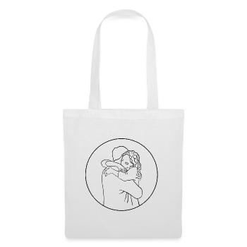Hug best friends - Tote Bag - white - Front