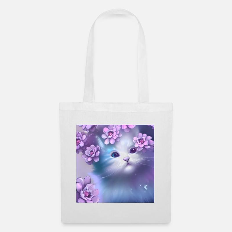 Cute kitten - Tote Bag - white