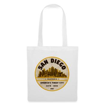 San Diego California - Tote Bag - white - Front