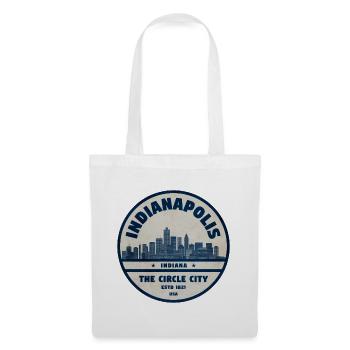 Indianapolis Skyline County Town - Tote Bag - white - Front