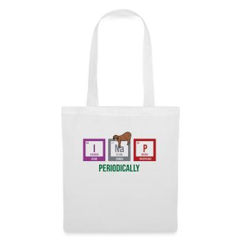 Paresseux Déclaration Animal Sommeil Froid Mammifère - Sac en tissu - blanc - Devant