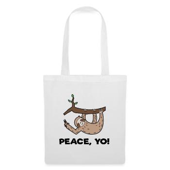 Sloth Hammock Cool Statement Jungle Dweller - Tote Bag - white - Front