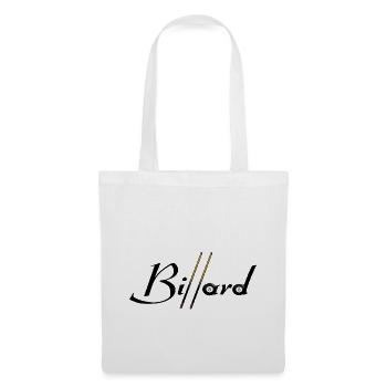 Billard - Sac en tissu - blanc - Devant