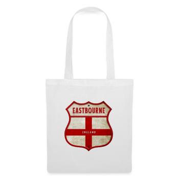 Eastbourne England Wappen - Stoffbeutel - Weiß - Vorne