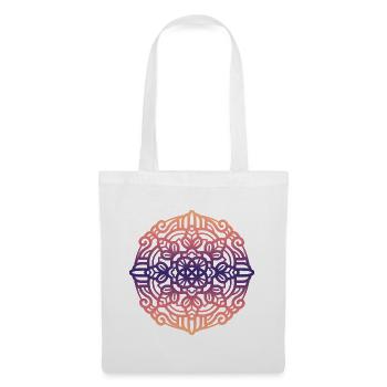 Mandala - Stoffbeutel - Weiß - Vorne