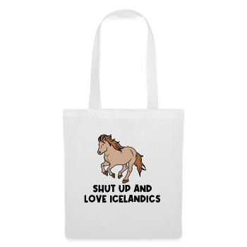 Icelandic Horses Horse Love Horses Statement Gallop - Tote Bag - white - Front