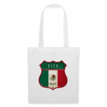 Design des armoiries de Xico Mexico - Sac en tissu - blanc - Devant
