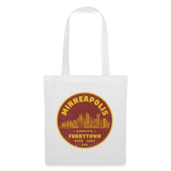 Logo de la ville de Minneapolis Funkytown - Sac en tissu - blanc - Devant