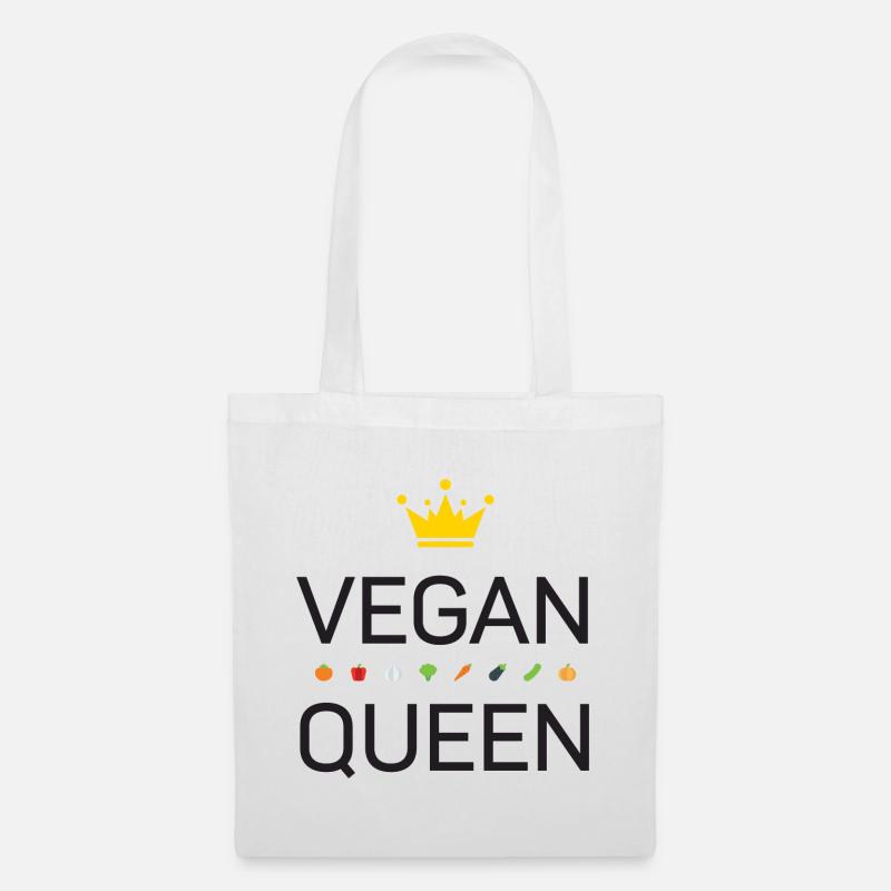 Vegan - Stoffbeutel - Weiß