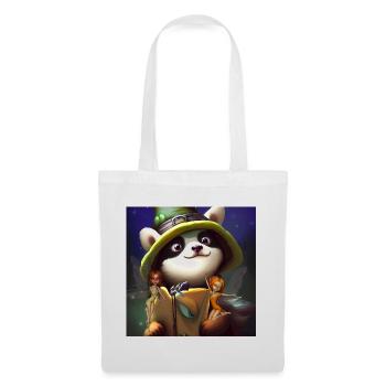 Cute panda with little fairies - Tote Bag - white - Front