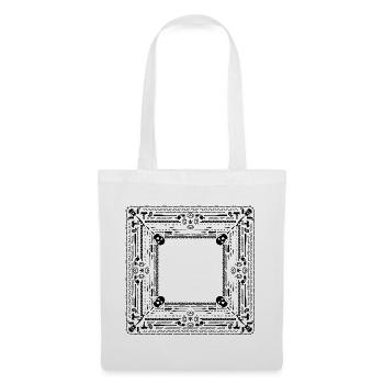 Bandana Schwarz - Stoffbeutel - Weiß - Vorne