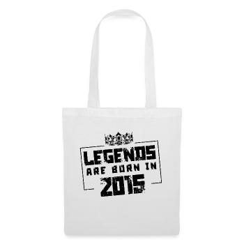 2015 Légendes nées en - Sac en tissu - blanc - Devant