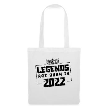2022 legends born in - Stoffbeutel - Weiß - Vorne