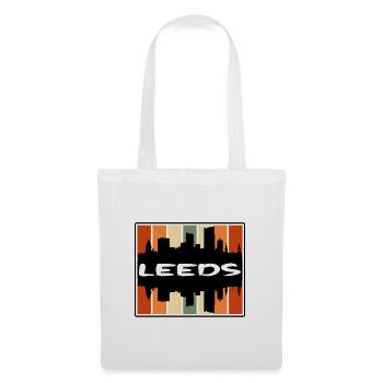 Leeds England Skyline Silhouette Travel Souvenir - Tote Bag - white - Front