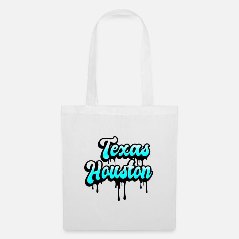 Texas Houston Design - Stoffbeutel - Weiß