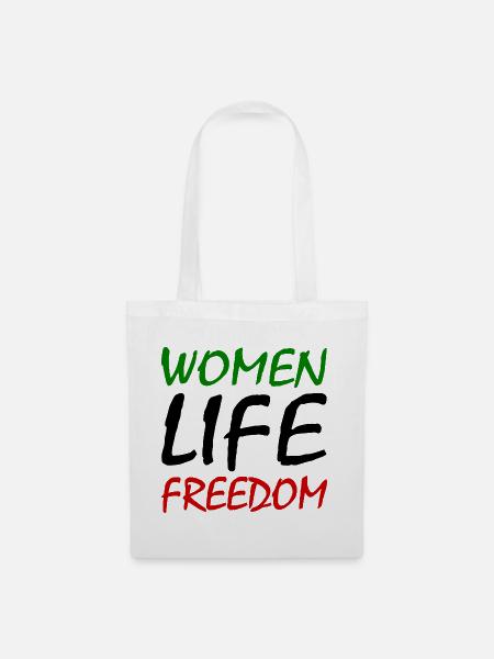 Women life freedom iran - Stoffbeutel - Weiß