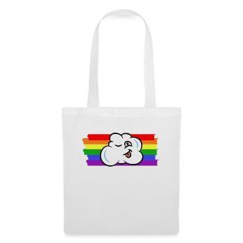 Égalité homosexuelle Rainbow Lesbienne - Sac en tissu - blanc - Devant
