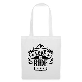 J’adore rouler - Sac en tissu - blanc - Devant