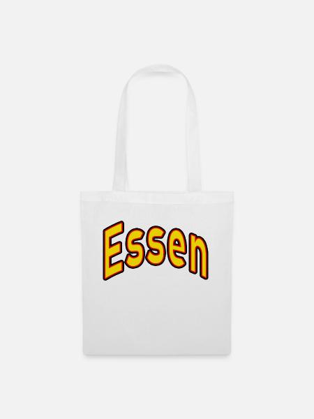 essen - Stoffbeutel - Weiß