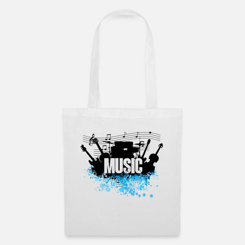 musikinstrument - Stoffbeutel - Weiß