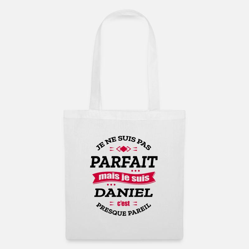 DANIEL PARFAIT - PRENOM DANIEL - Sac en tissu - blanc