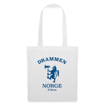 DRAMMEN Norge Norway Norwegen - Stoffbeutel - Weiß - Vorne