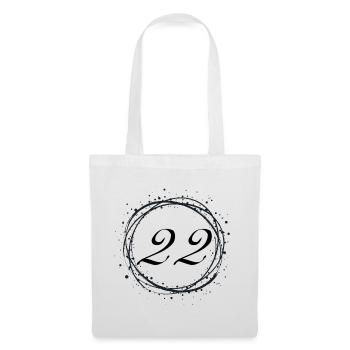 22 - Sac en tissu - blanc - Devant