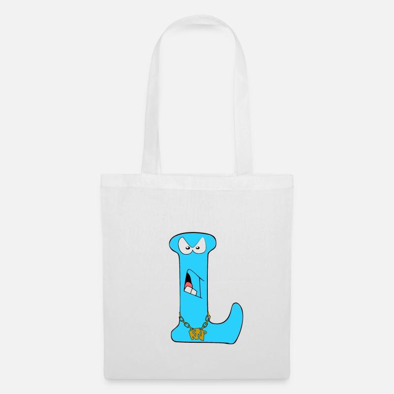 L - Tote Bag - white