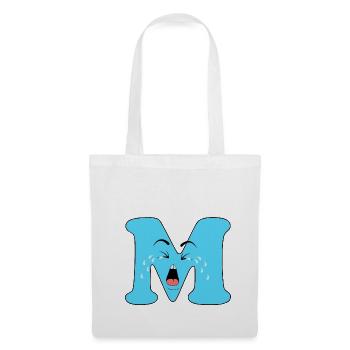 M - Tote Bag - white - Front