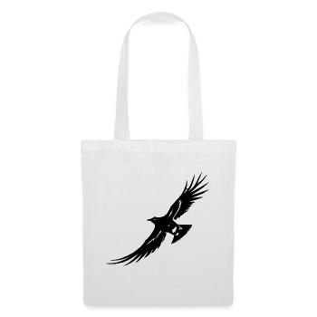 Raven - Flying Raven - Tote Bag - white - Front