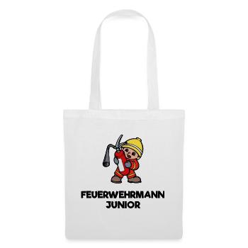Feuerlöscher Brandschutz Feuerwehr Statement - Stoffbeutel - Weiß - Vorne