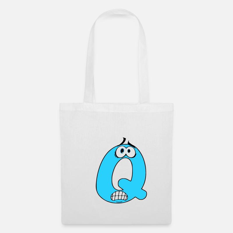 Q - Sac en tissu - blanc