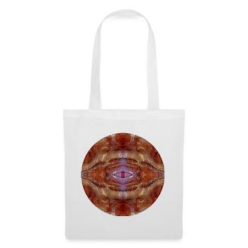 Nature Mandala Jordanie, Petra - Sac en tissu - blanc - Devant