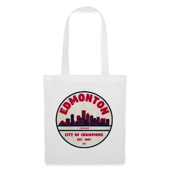 Edmonton Vintage : Ville des Champions - Sac en tissu - blanc - Devant